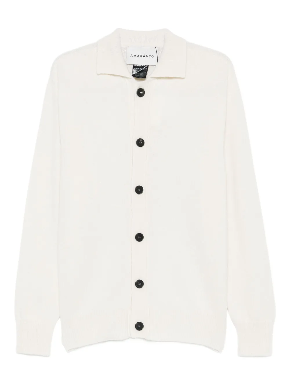 AMARANTO  button collared knitwear | White | Image 1