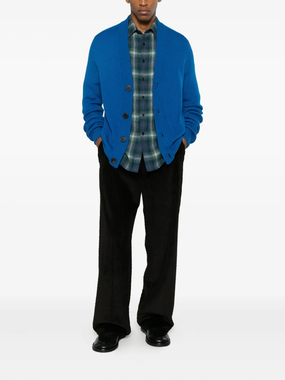 AMARANTO  buttoned v-neck knitwear | Cardigans | Image 2