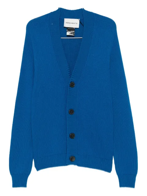 AMARANTO  buttoned v-neck knitwear