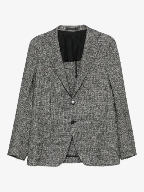 Tagliatore veste boutonnée à design tissé