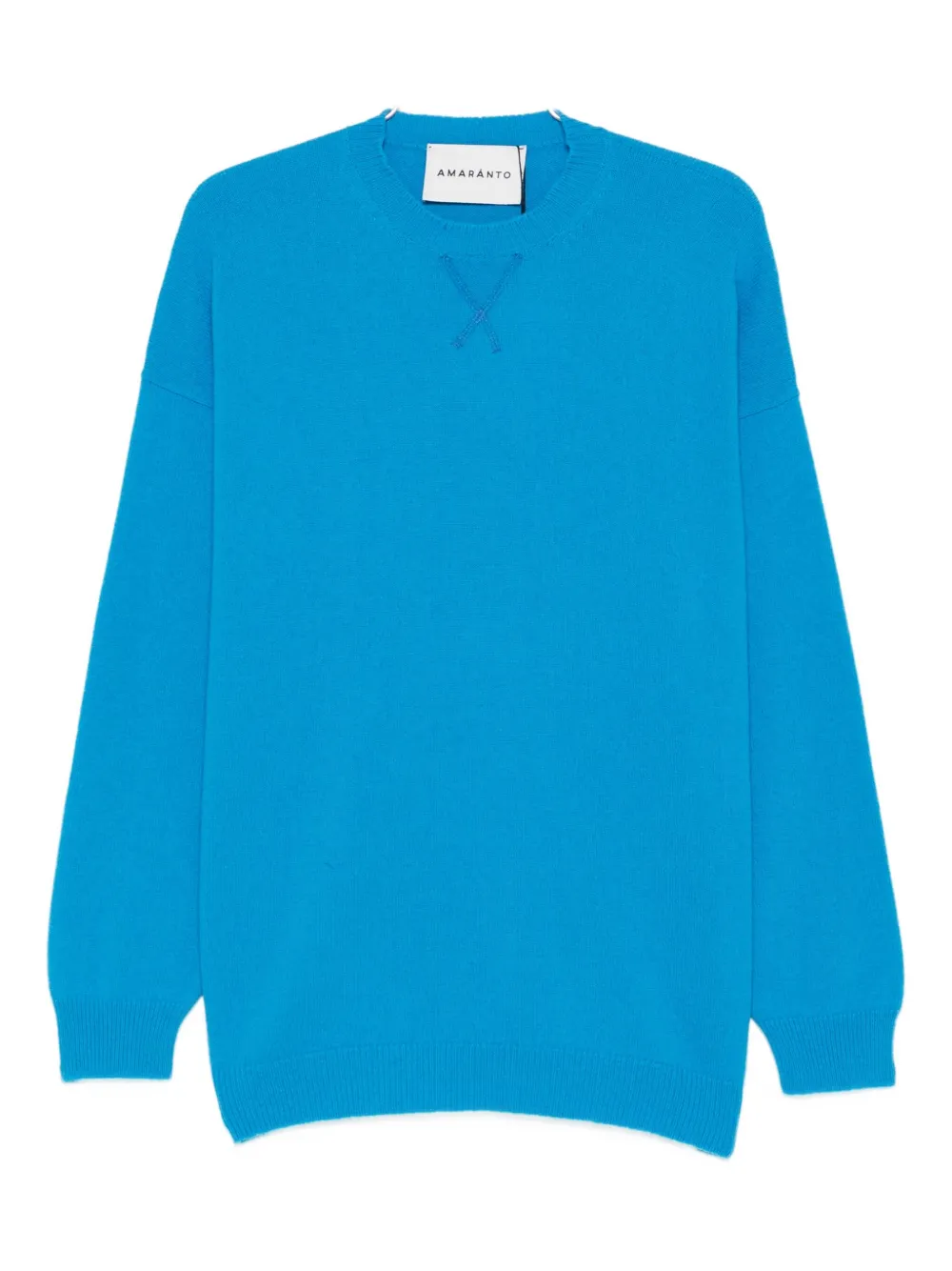 AMARANTO  stitched crewneck sweater | blå | Image 1