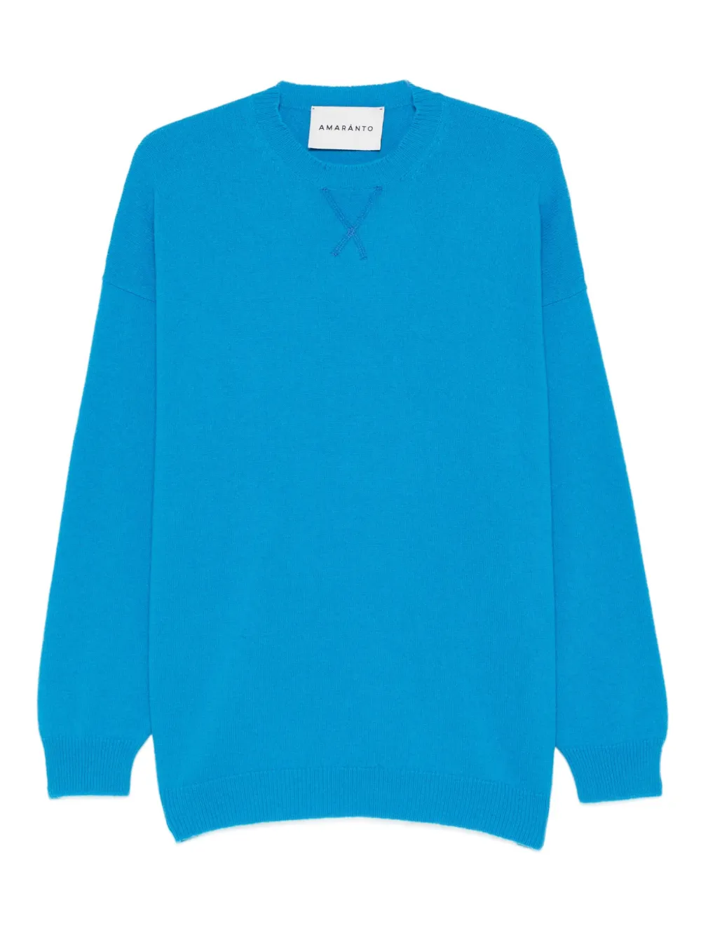 AMARANTO  suéter con cuello redondo | azul | Image 1