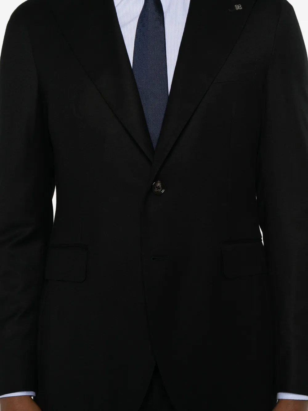 Tagliatore Blazer met knoopdetail Zwart