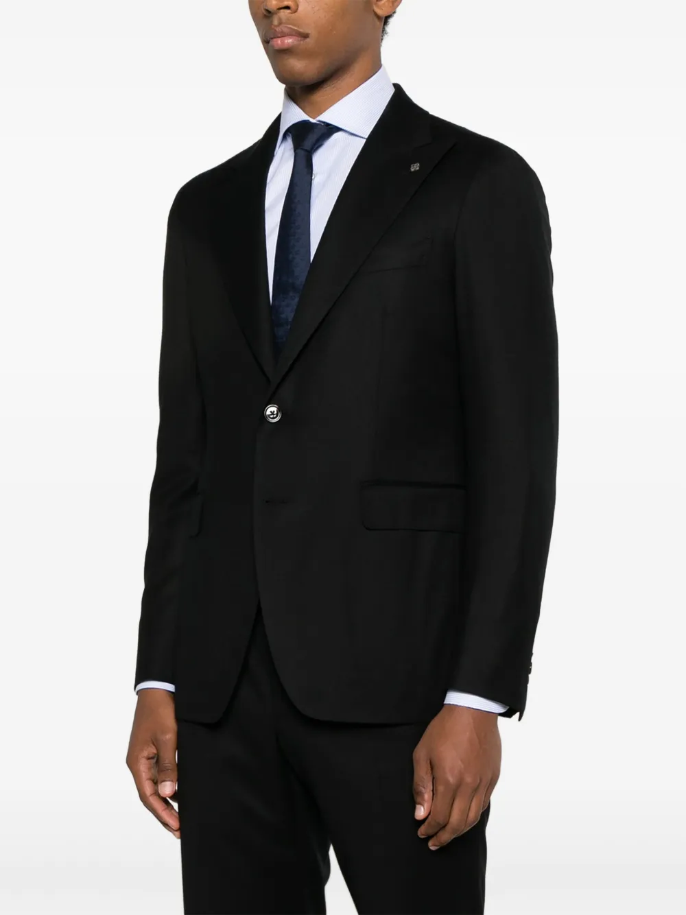 Tagliatore Blazer met knoopdetail Zwart