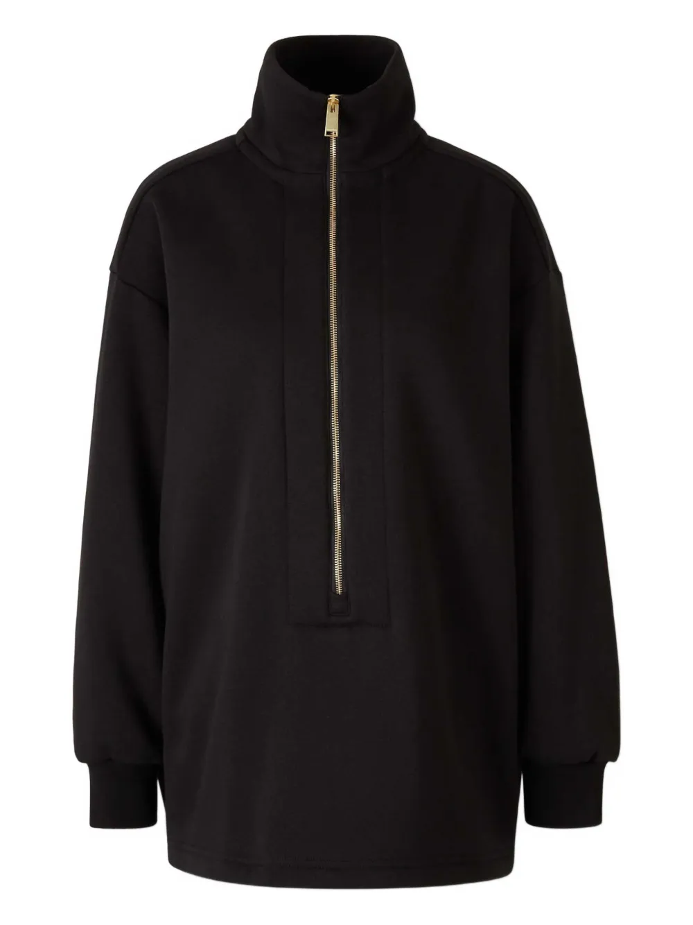 Darkpark Hooded Kangaroo Pocket Sweatshirt In Black