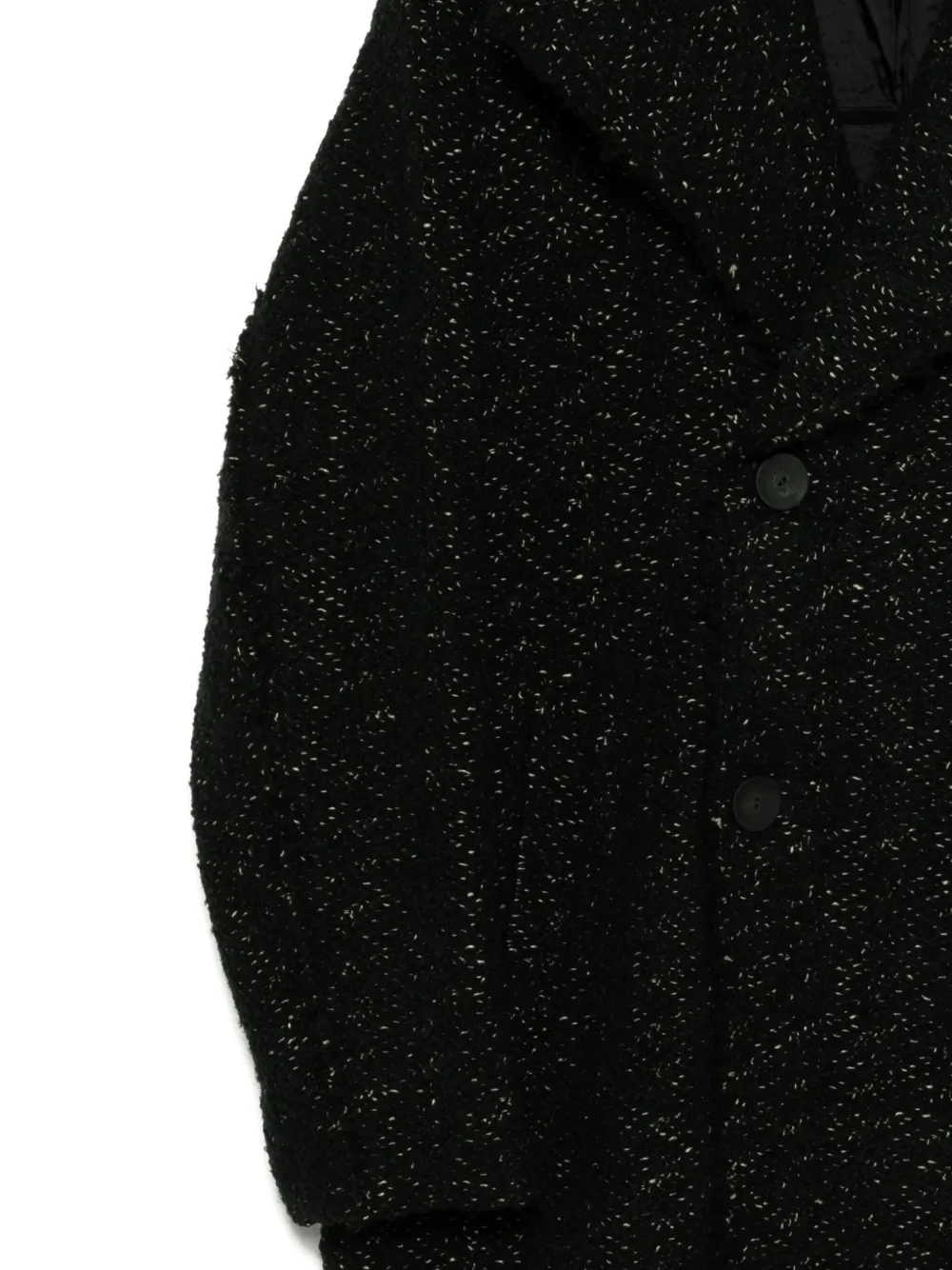 Transit Double Breasted Coat In Black