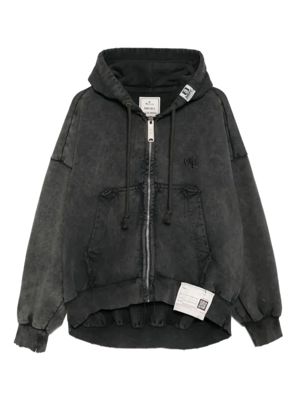 Maison MIHARA YASUHIRO ロゴ パーカー | グレー | FARFETCH JP