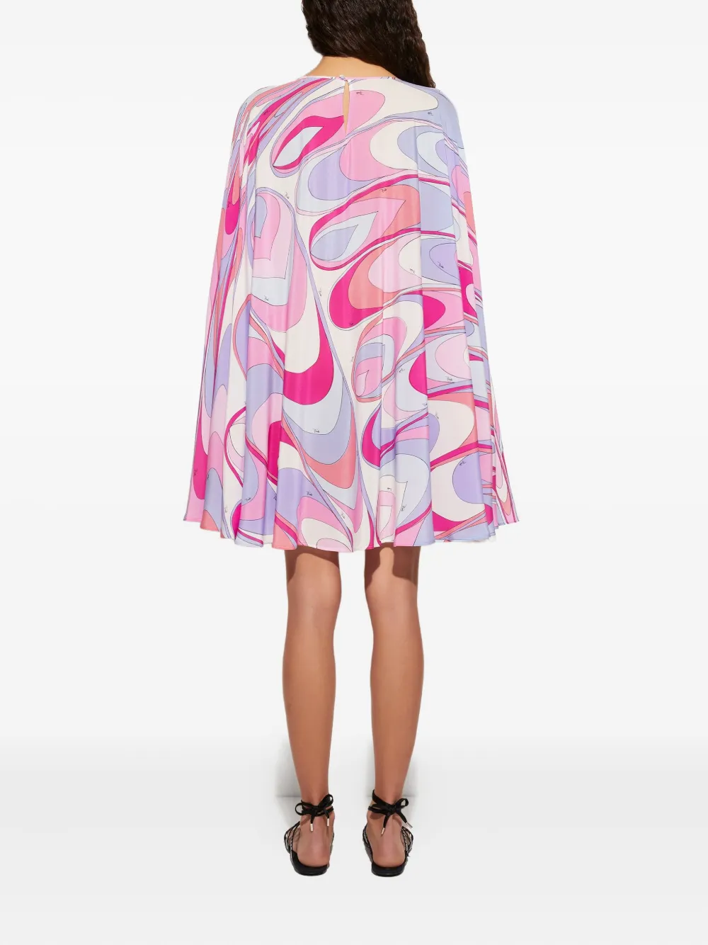 Pucci Onde-print Silk Kaftan In Multi