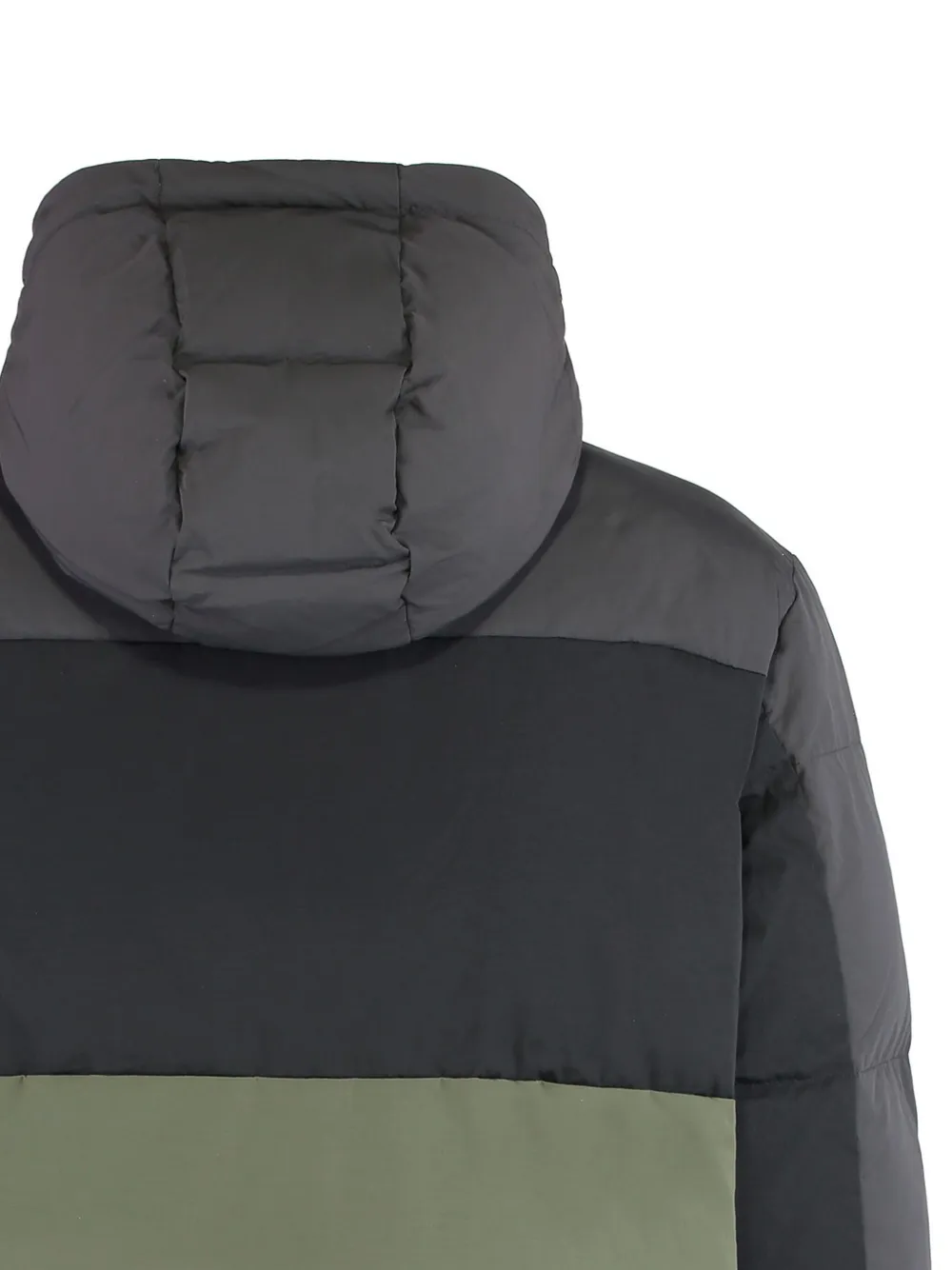 Ea7 Emporio Armani Puffer Jacket In Nylon In Green