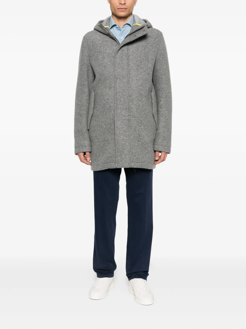 Manuel Ritz manteau en laine à capuche | Pardessus | Image 2