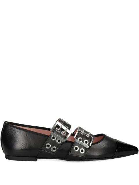 Pretty Ballerinas buckle eyelet ballet flats
