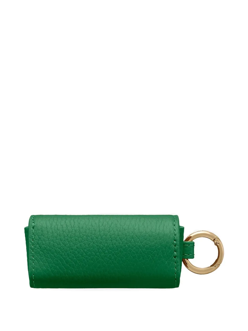 Maison De Sabre Snap-button Leather Lipstick Charm In Green