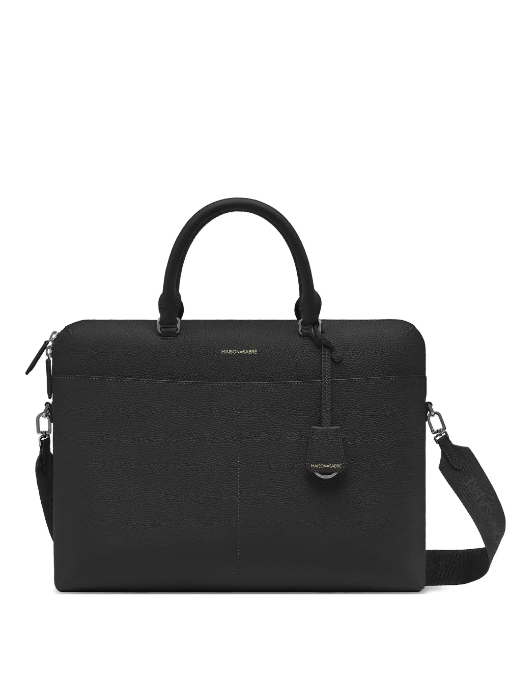 MAISON de SABRÉ zip leather laptop bag | Black | Image 1