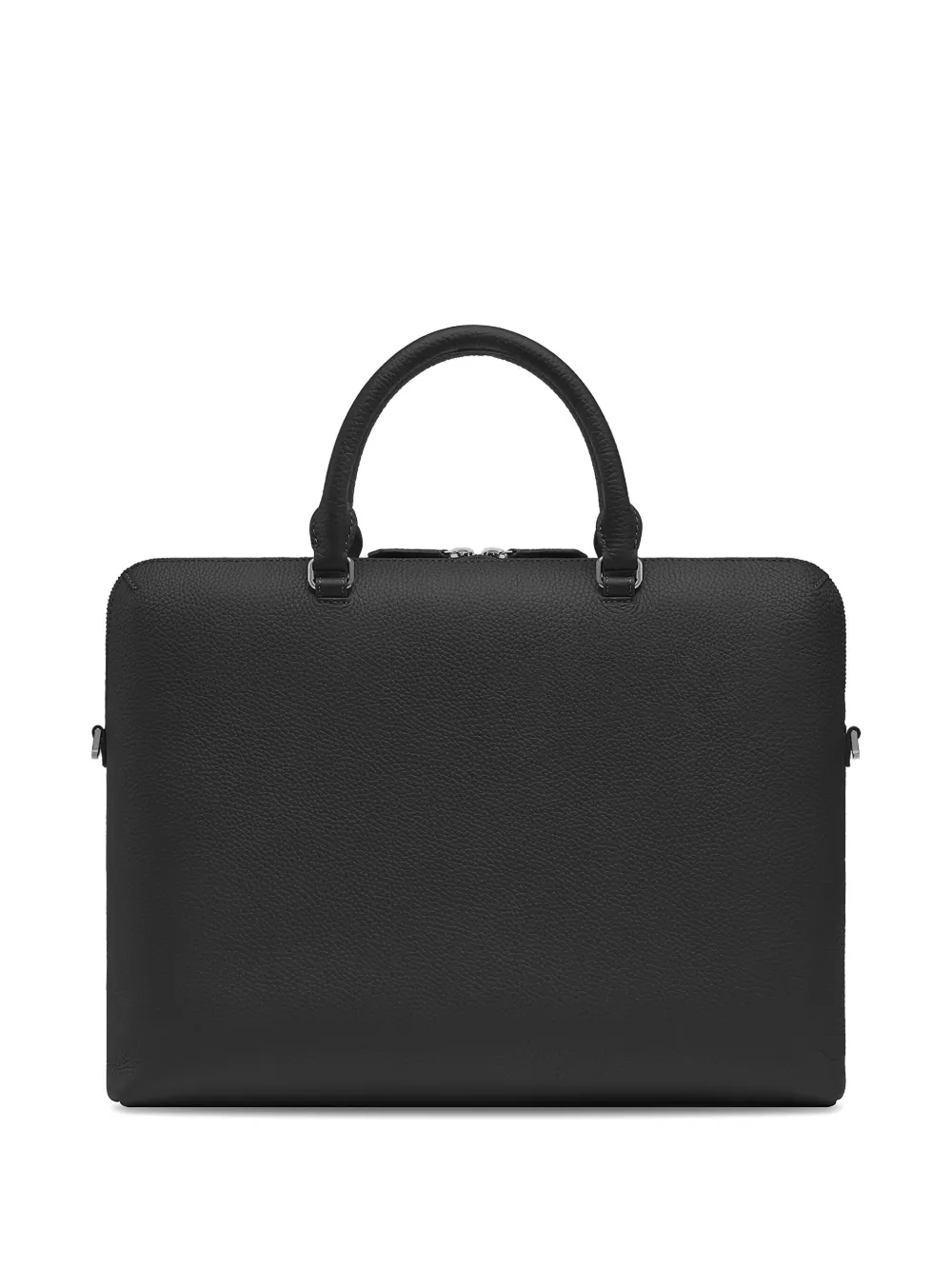 MAISON de SABRÉ Leren laptoptas met rits Zwart