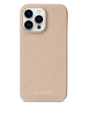 MAISON De SABRÉ iPhone 15 Pro Max Leather Phone Case | Black
