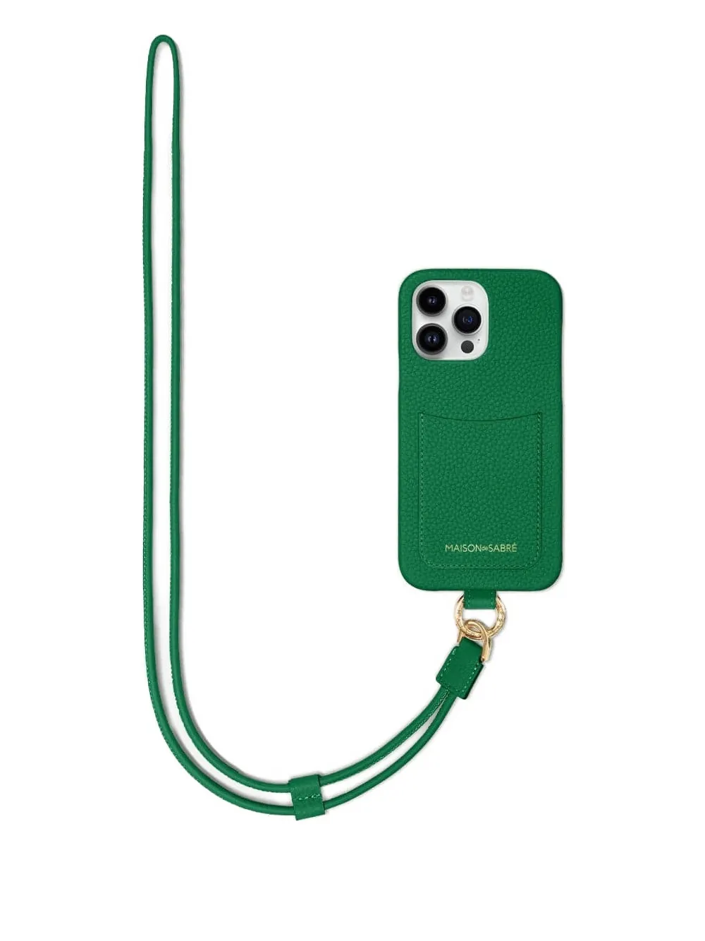 Maison De Sabre The Sling Iphone 14 Pro Max Case In Green