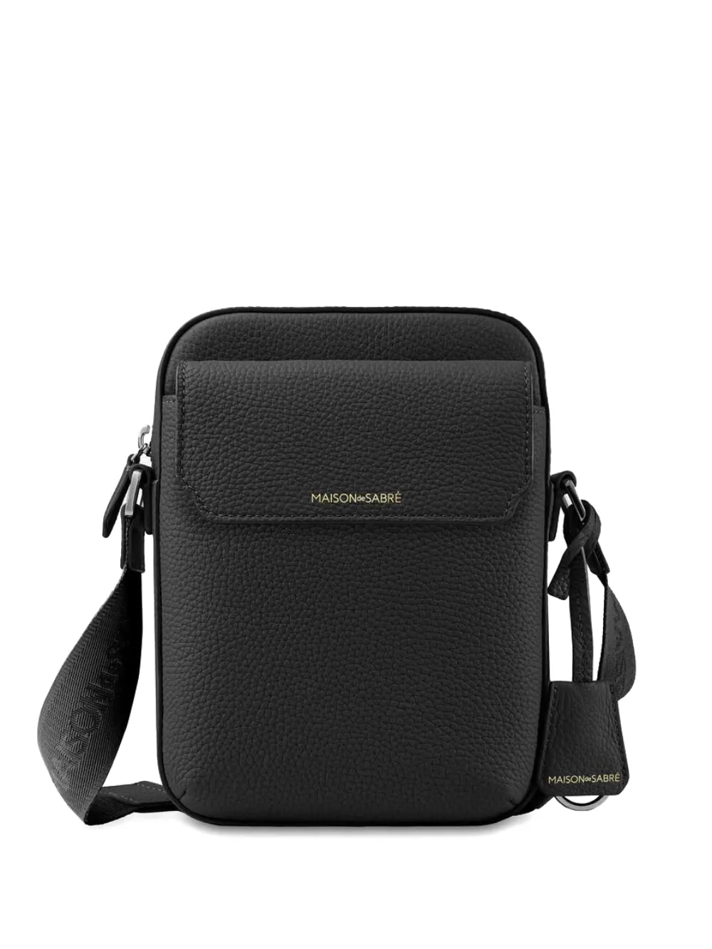 MAISON de SABRÉ flap leather messenger bag | Black | Image 1