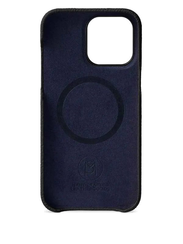MAISON De SABRÉ iPhone 15 Pro Max Leather Phone Case | Black
