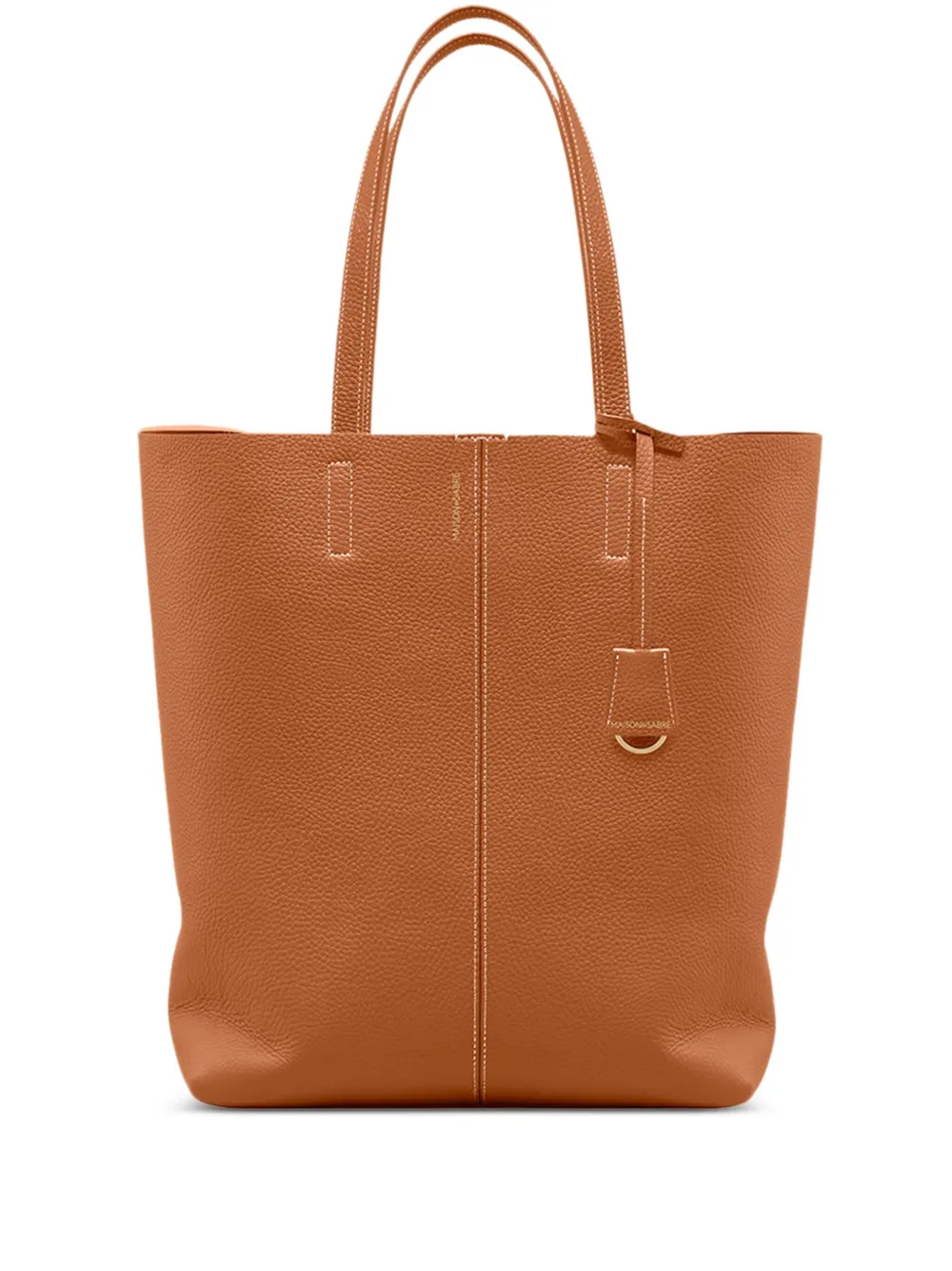 MAISON de SABRÉ Contrast Interior Leather Tote | Brown | Image 1