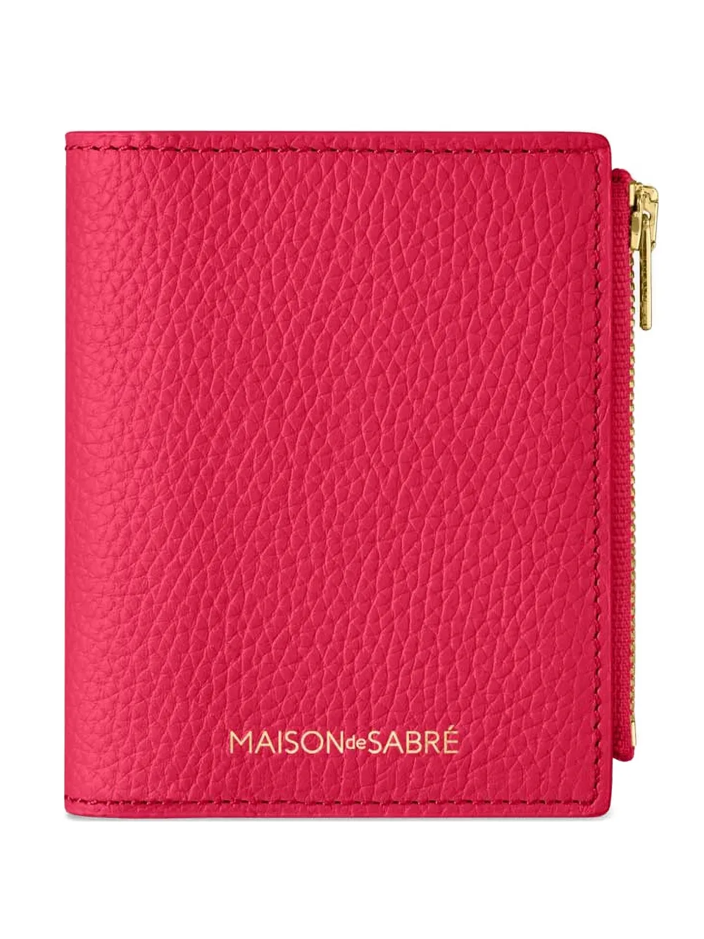 MAISON de SABRÉ zipped bifold leather wallet | Pink | Image 1