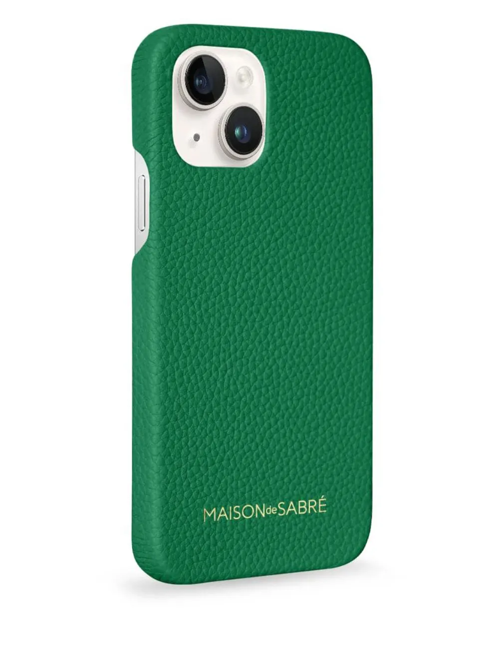  Maison De Sabré Leather Phone Case (iphone 14) - Green 
