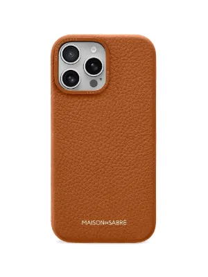 MAISON De SABRÉ iPhone 15 Pro Max Leather Phone Case | Black