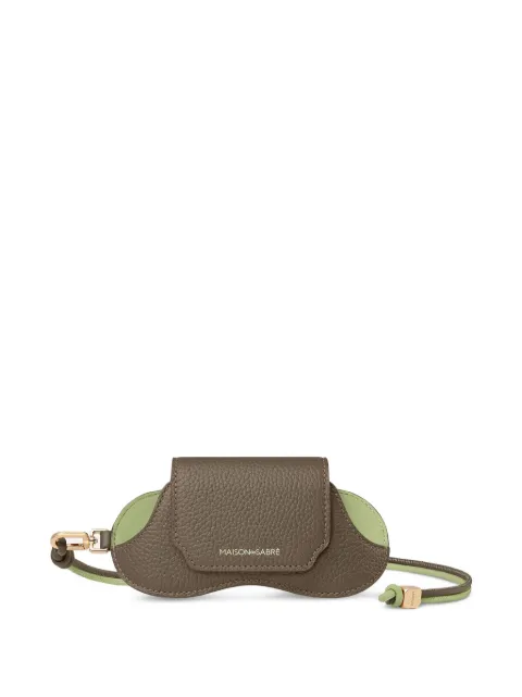 MAISON de SABRÉ clippable leather sunglasses sling case