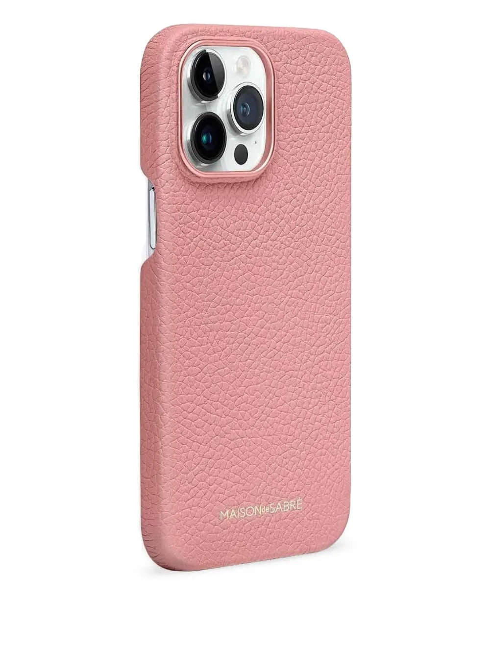 Maison De Sabre Iphone 15 Pro Leather Phone Case In Brown