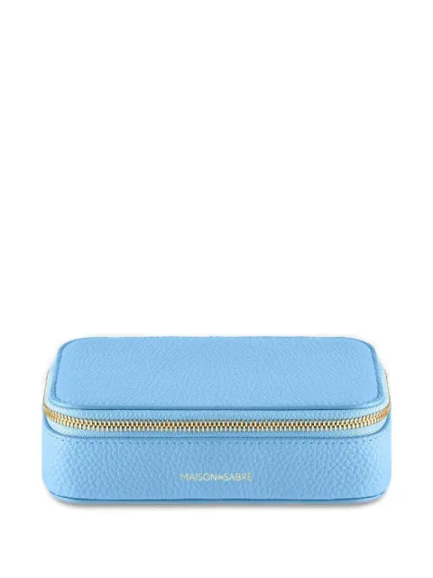 MAISON de SABRÉ joyero de piel con cierre