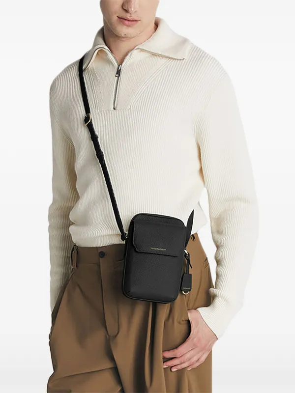 MAISON De SABRÉ レザージップスマホポーチ | ブラック | FARFETCH JP