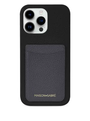 Prada triangle-logo iPhone 15 Pro Max Case | Black | FARFETCH CA