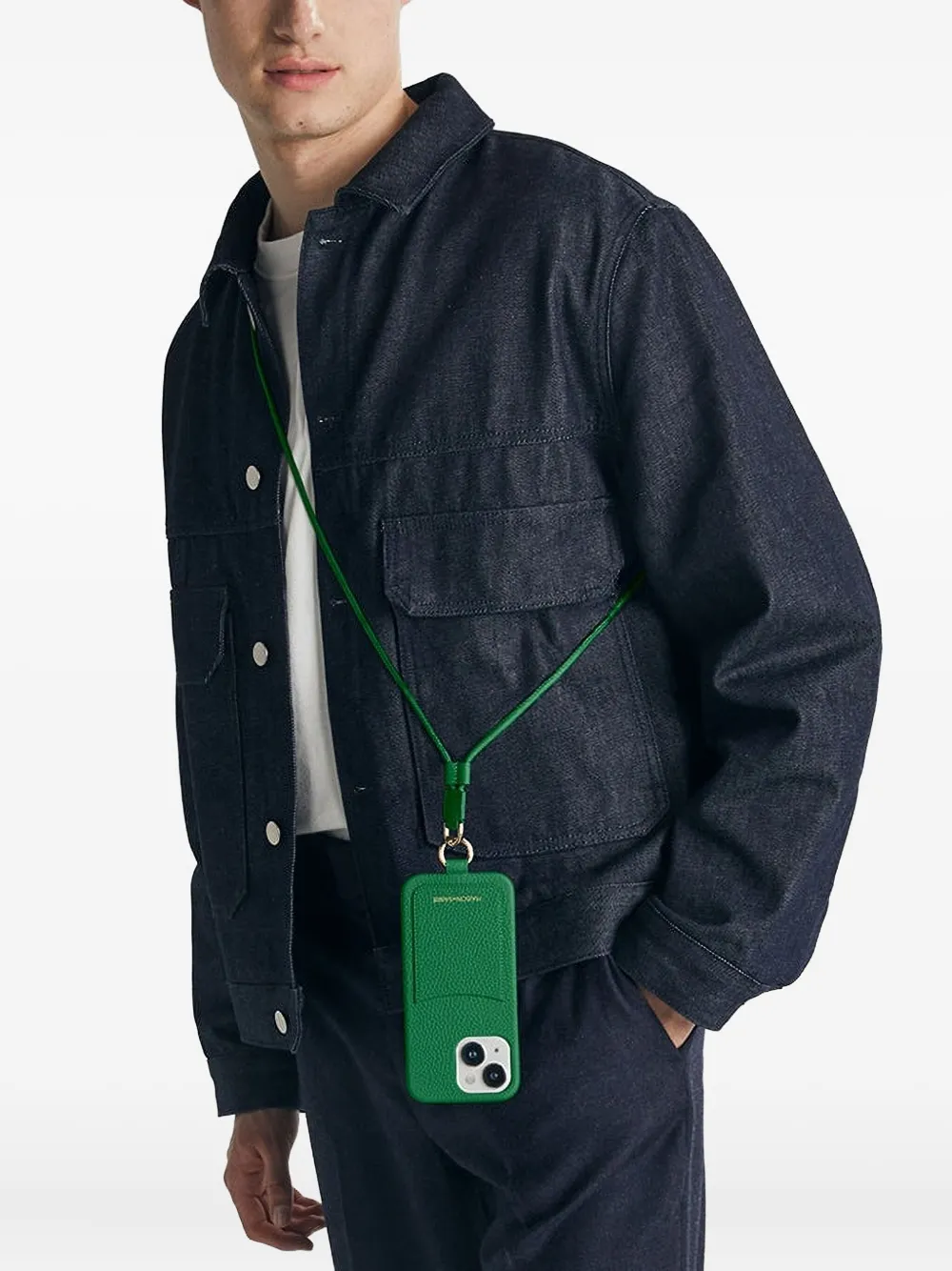 MAISON de SABRÉ Cover per iPhone 15 The Sling - Verde