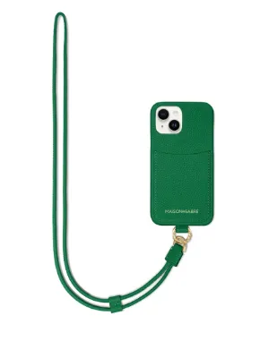 MAISON De SABRÉ Leather Phone Case (iPhone 15) | Black | FARFETCH HK