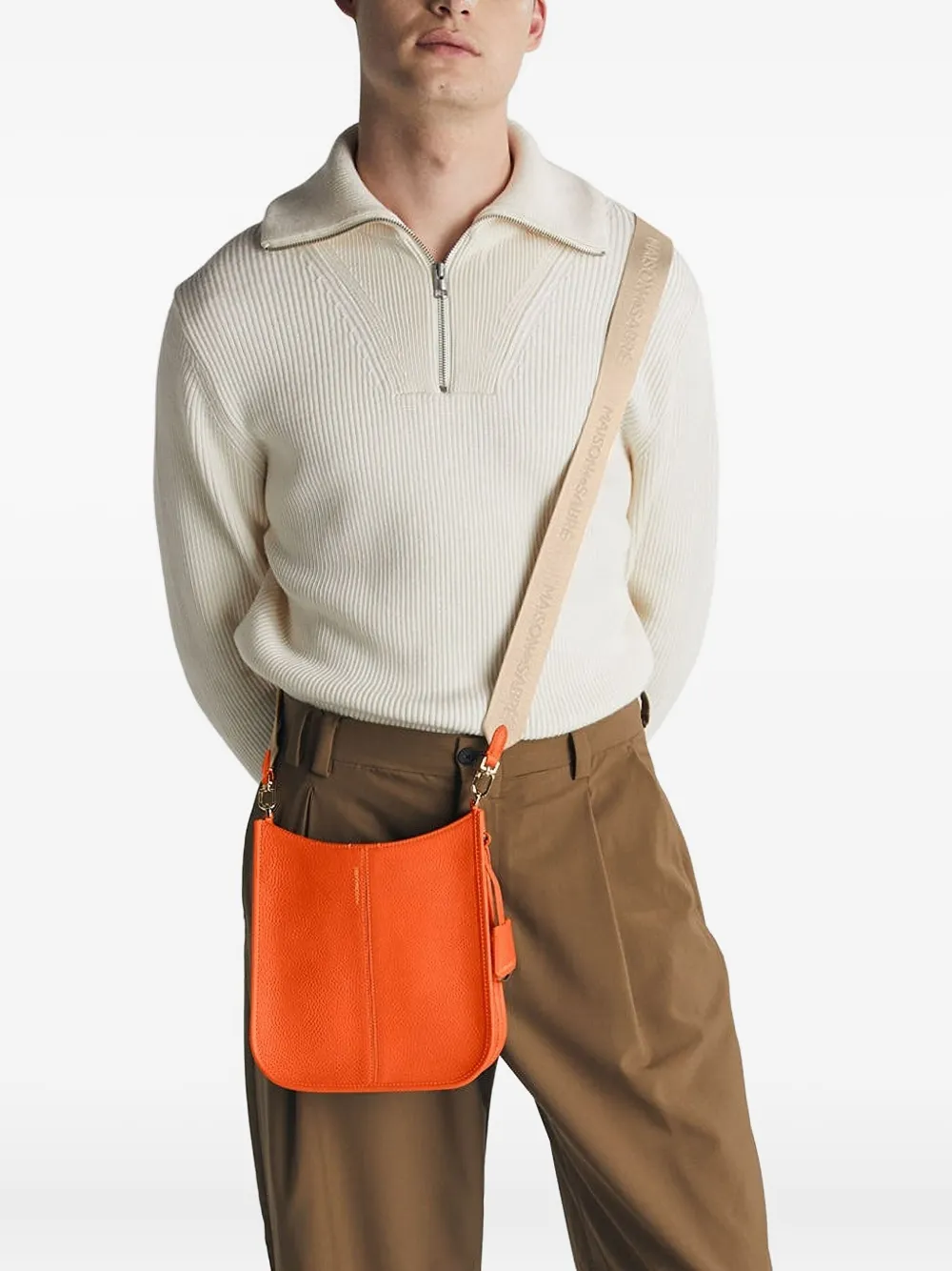 MAISON de SABRÉ bolsa saddle con correa en jacquard | Hombre | Image 2