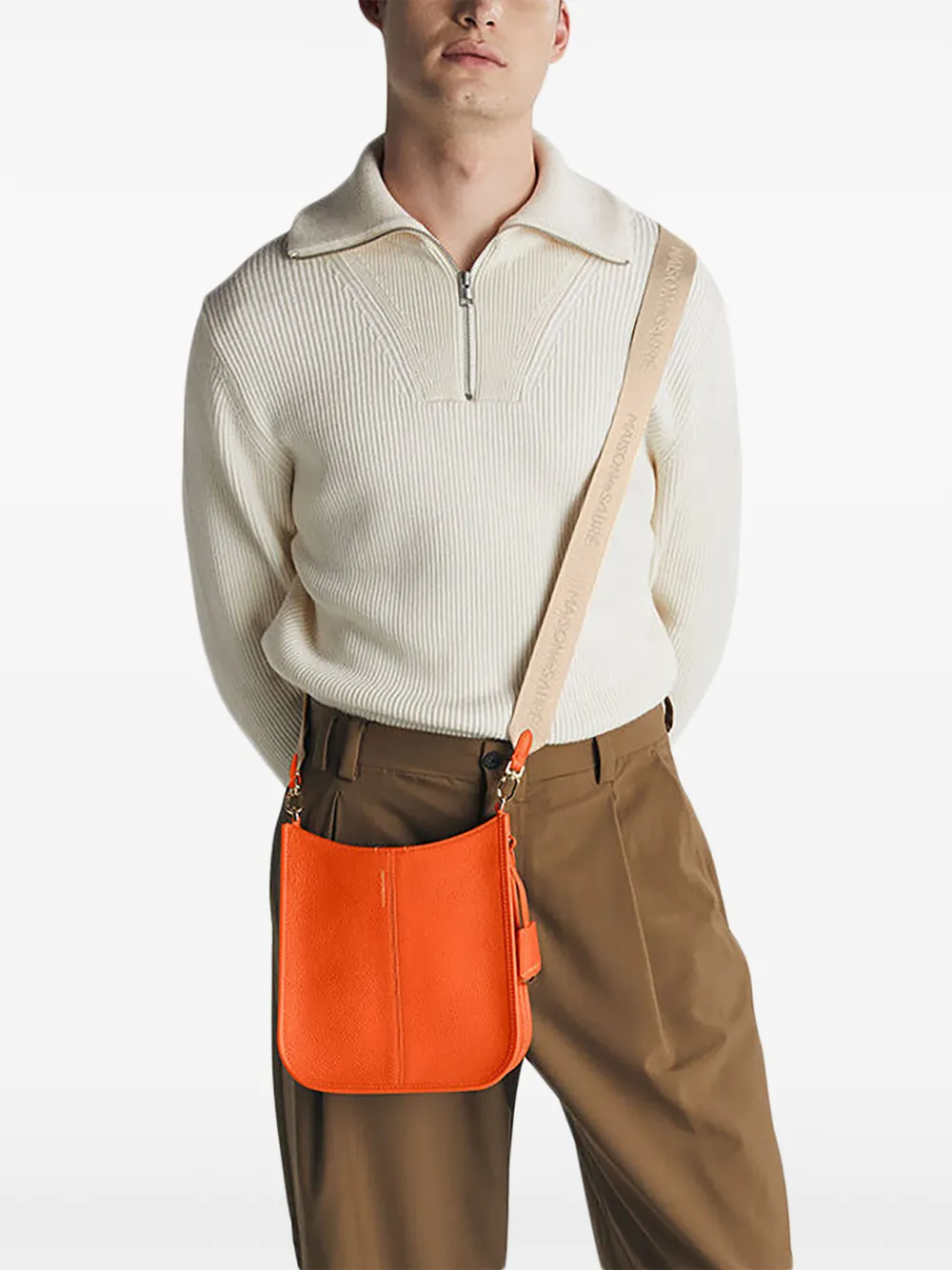 MAISON de SABRÉ Leather Saddle Bag | Men | Image 2