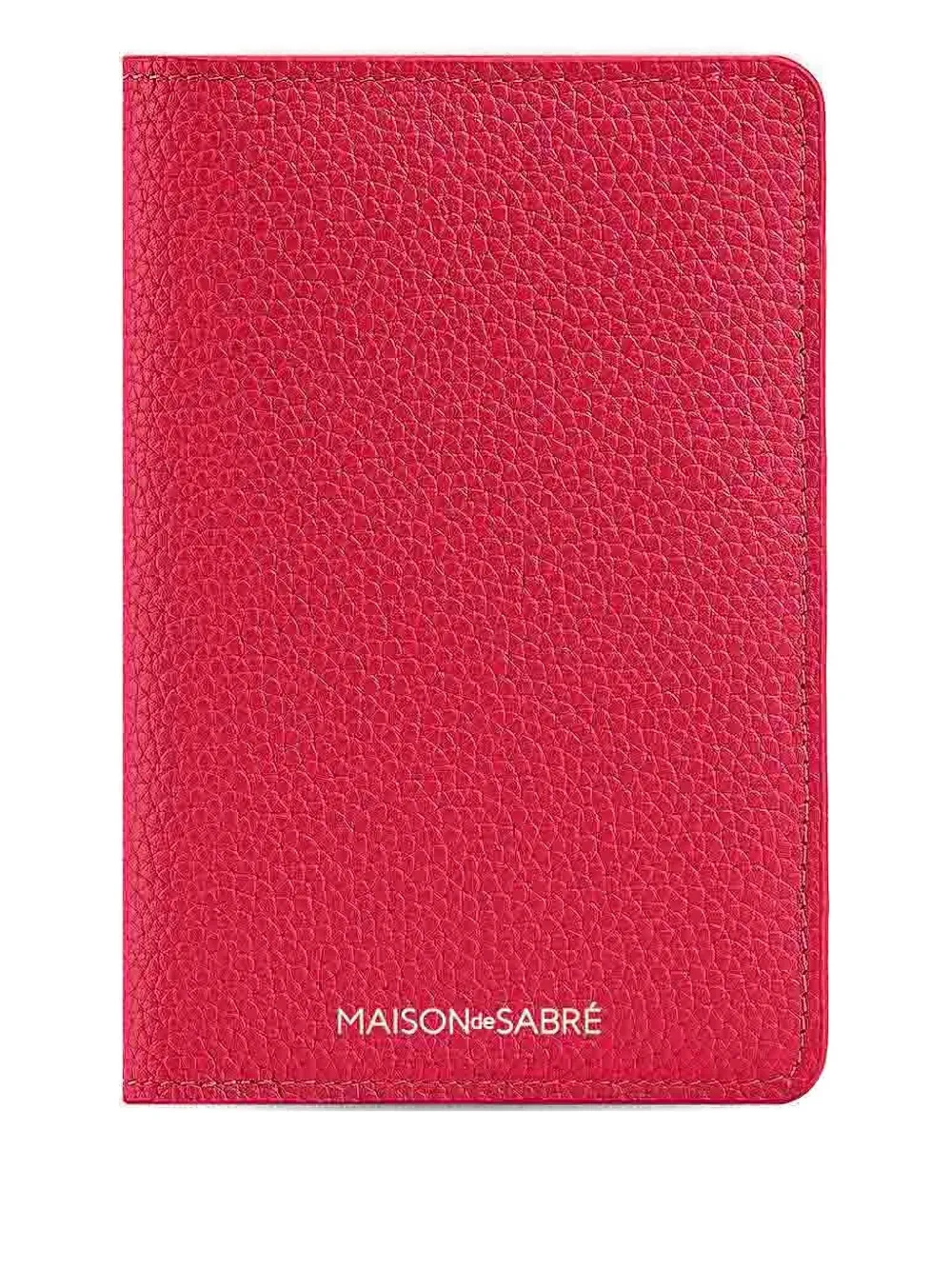 Maison De Sabre Slim Leather Passport Holder In Pink