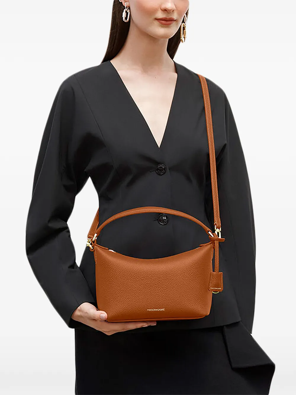 Small Leather Soft Tote Bag