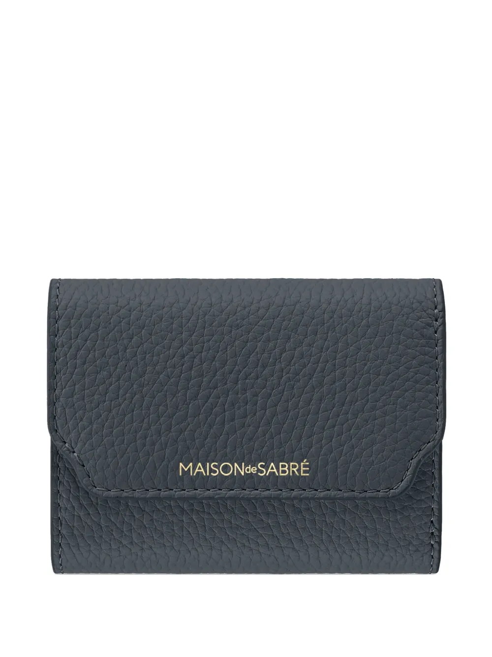 MAISON de SABRÉ pebbled trifold leather wallet | Grey | Image 1