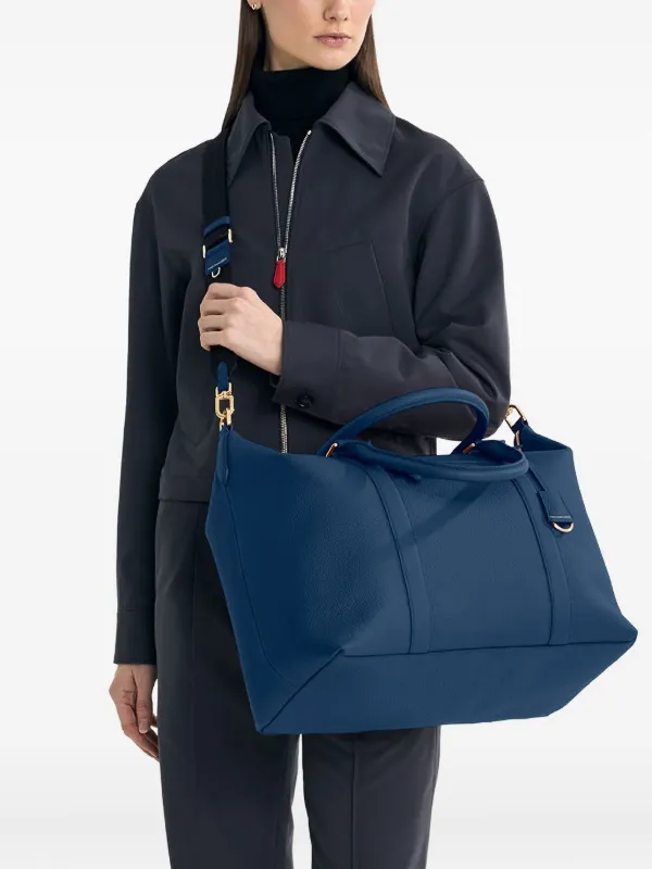 MAISON De SABRÉ レザーボストンバッグ L | ブルー | FARFETCH JP