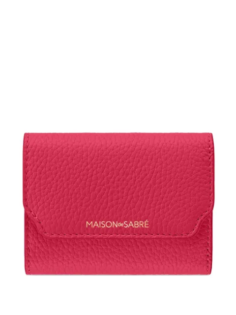 MAISON de SABRÉ Portemonnee van bewerkt leer