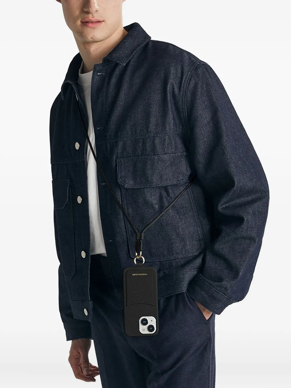 Maison De Sabre Iphone 15 Sling Phone Case In Green