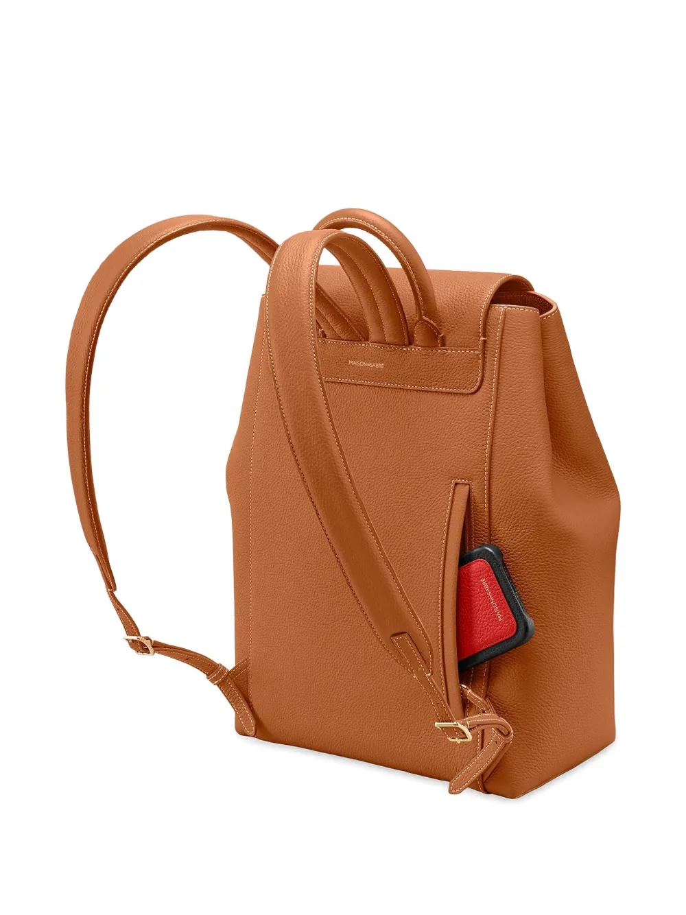 MAISON de SABRÉ mochila de piel con solapa | Hombre | Image 2