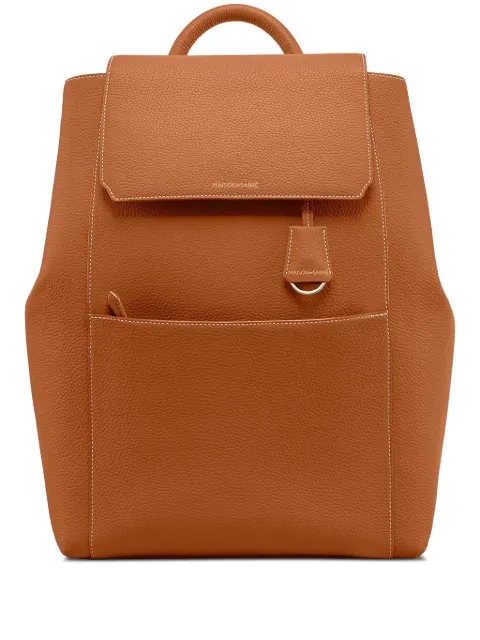 MAISON de SABRÉ flap leather soft backpack
