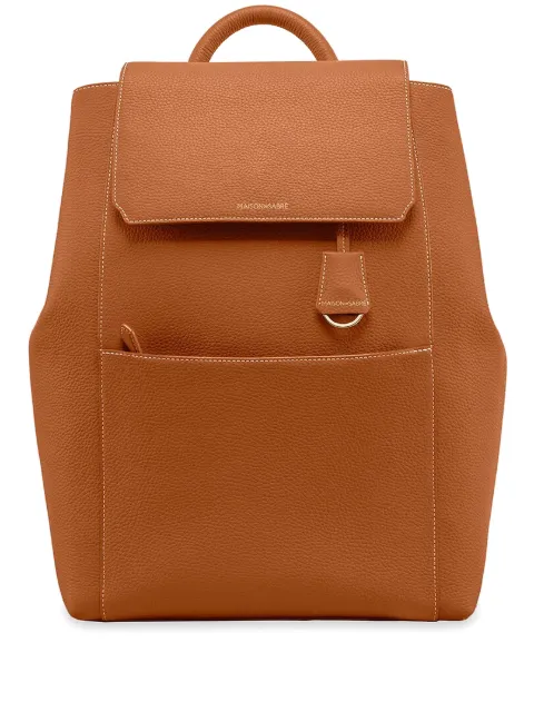 MAISON de SABRÉ flap leather soft backpack