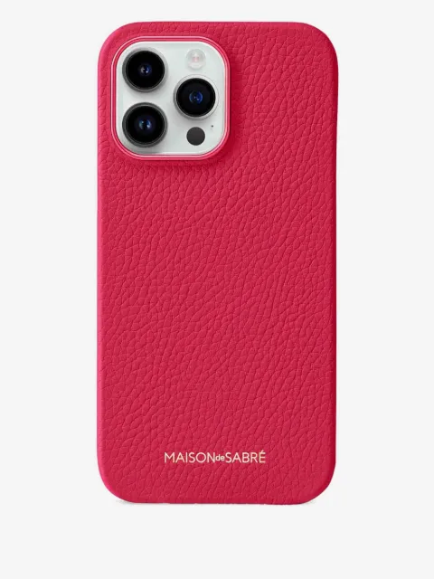 MAISON de SABRÉ iPhone 15 Pro Max leather phone case