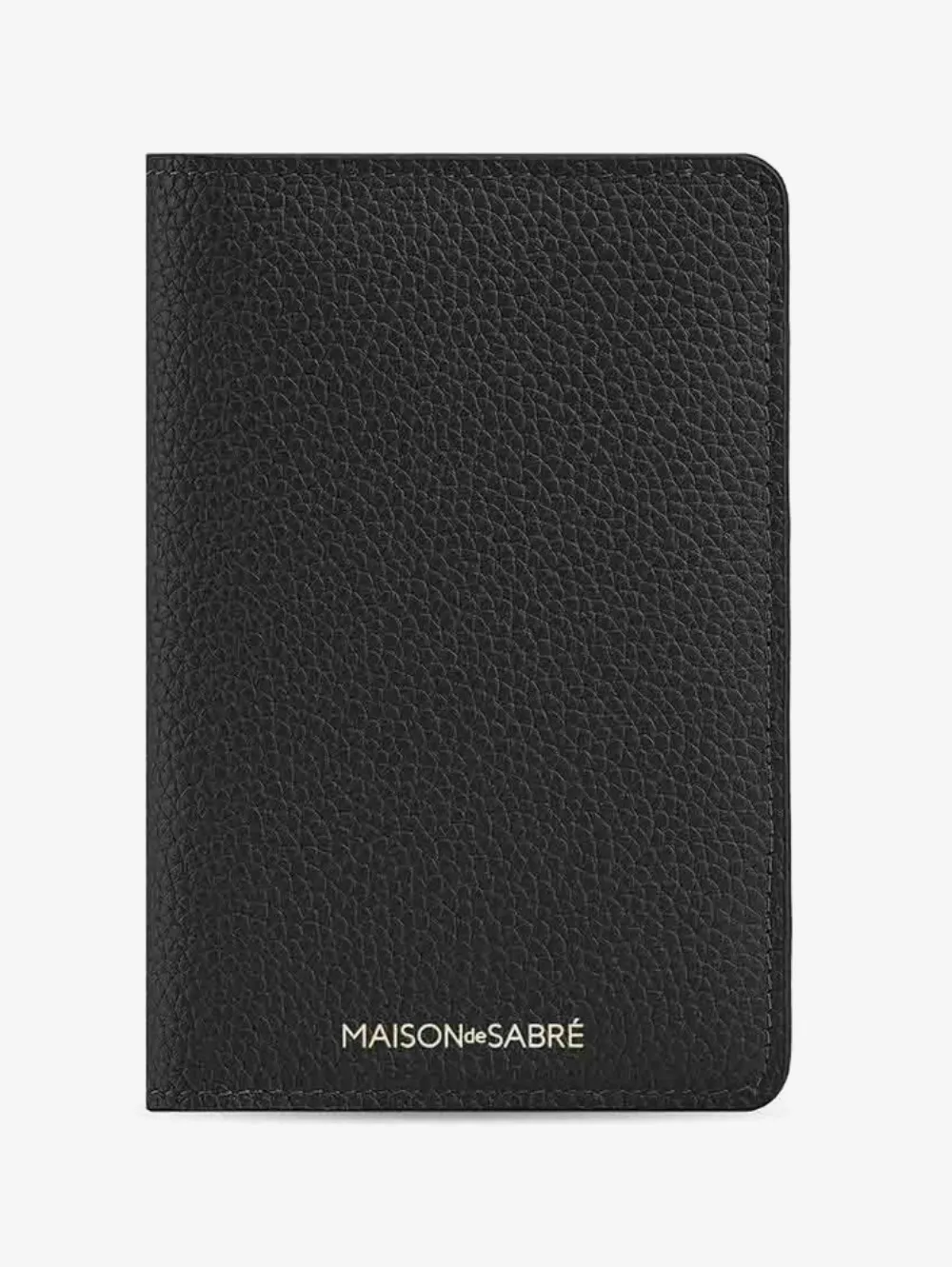 MAISON de SABRÉ Leather Passport Holder | Black | Image 1