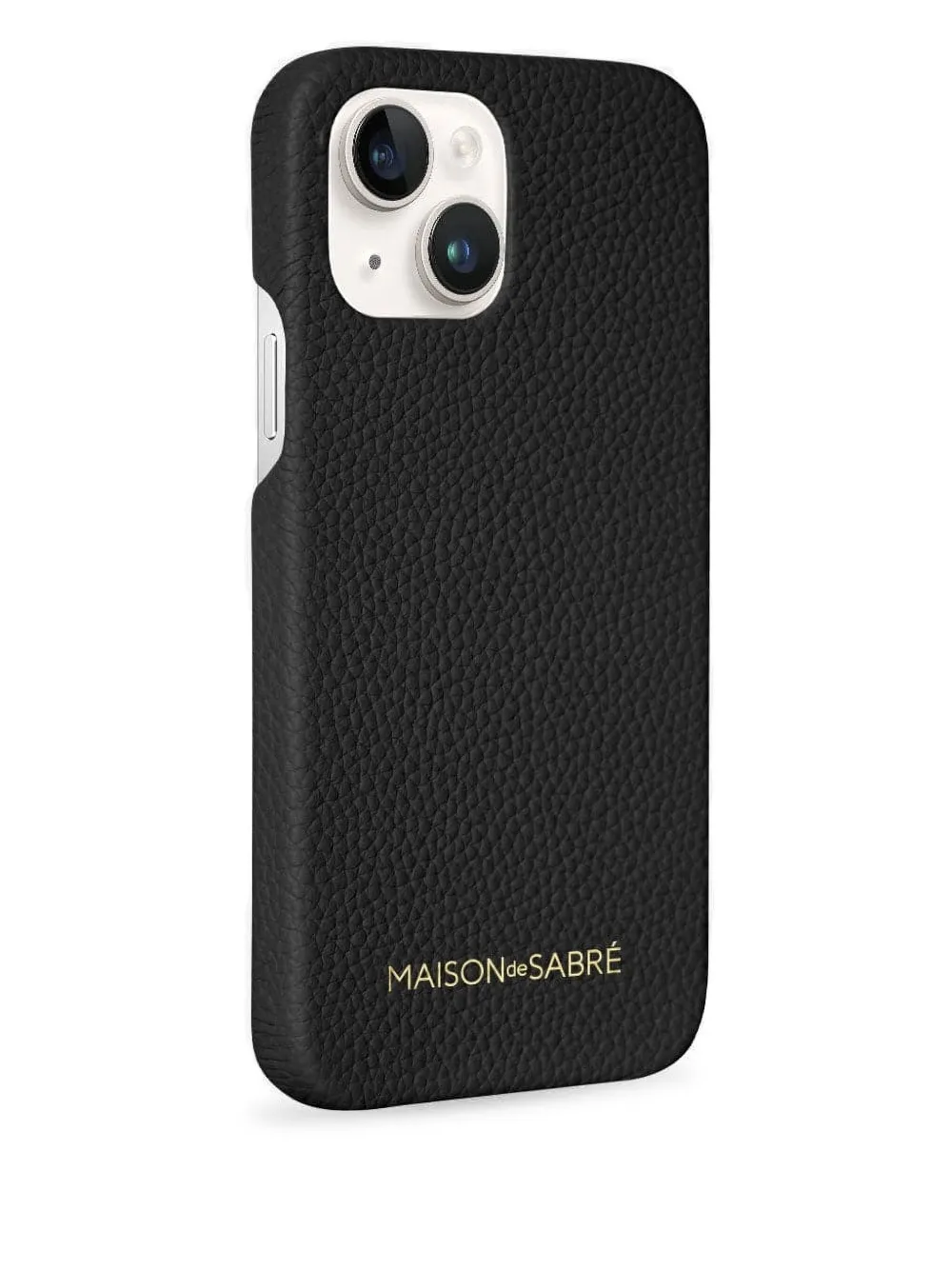  Maison De Sabré Leather Phone Case (iphone 14) - Black 