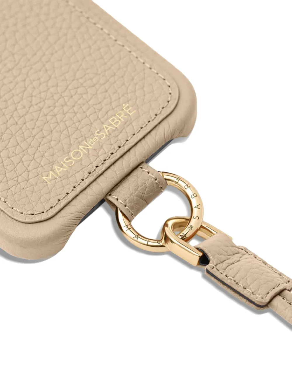 Maison De Sabré Sling Iphone 15 Pro Max Case - Neutrals 