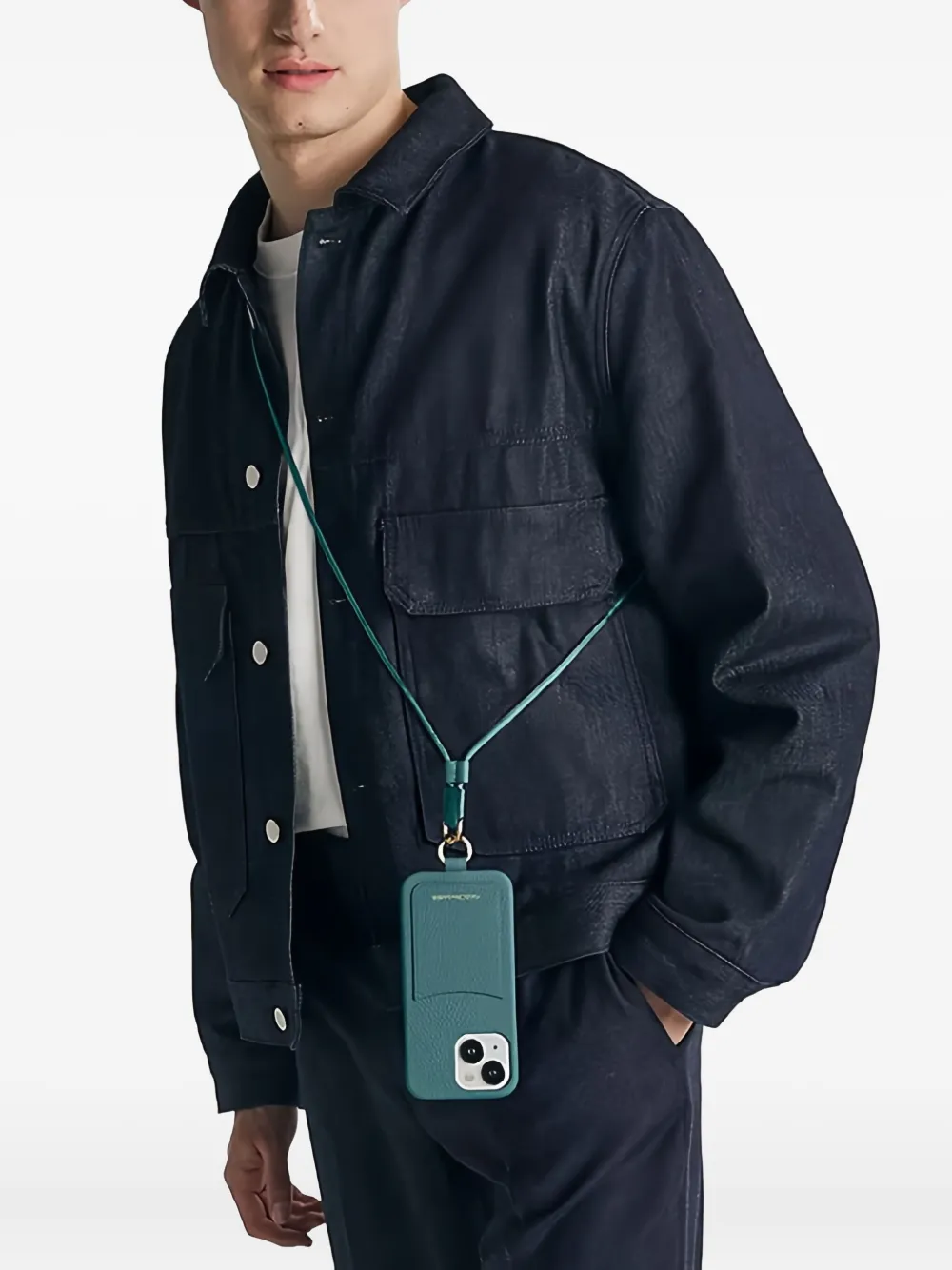 Maison De Sabre Card-slot Phone Case In Blue