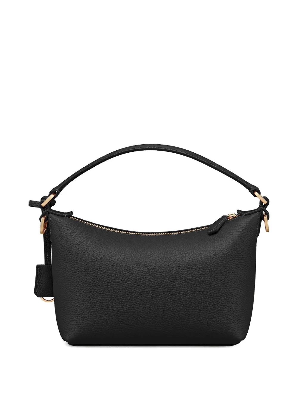 Maison De Sabre Detachable Strap Leather Tote Bag In Black
